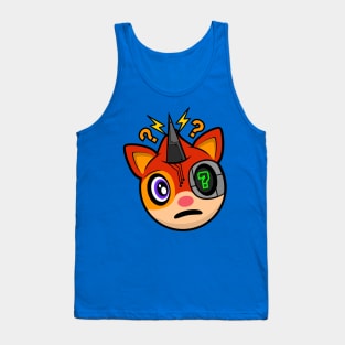 Confused Cyborg Squirrel Oskar Tank Top